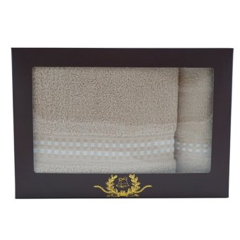 Chapeau เซทผ้าขนหนู ขนาด 24x48 และ ขนาด 15x30 - สีเนื้อพาสเทล (2 ผืน) Chapeau เซทผ้าขนหนู ขนาด 24x48 และ ขนาด 15x30 - สีเนื้อพาสเทล (2 ผืน)