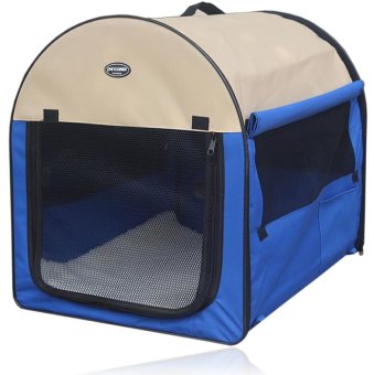 Petcomer กระเป๋าสุนัข กระเป๋าแมว กระเป๋าหิ้วสัตว์เลี้ยง บ้านสุนัข บ้านแมว - สีน้ำเงิน Petcomer กระเป๋าสุนัข กระเป๋าแมว กระเป๋าหิ้วสัตว์เลี้ยง บ้านสุนัข บ้านแมว - สีน้ำเงิน