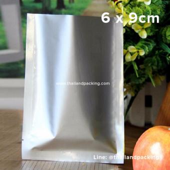 ซองซีล 3 ด้าน เนื้อพลาสติกเงา สีเงิน ขนาด6x9cm ซองซีล 3 ด้าน เนื้อพลาสติกเงา สีเงิน ขนาด6x9cm
