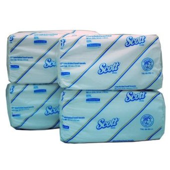 KIMBERLY-CLARK (4 ห่อ) กระดาษเช็ดมือ รุ่น SCOTT INTERFOLD 250 แผ่น/ห่อ KIMBERLY-CLARK (4 ห่อ) กระดาษเช็ดมือ รุ่น SCOTT INTERFOLD 250 แผ่น/ห่อ
