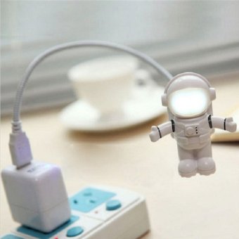 โคมไฟ LED USB นักบินอวกาศ (สีขาว) โคมไฟ LED USB นักบินอวกาศ (สีขาว)