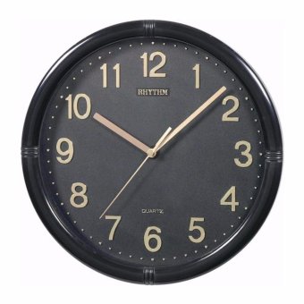 Rhythm นาฬิกาแขวนพลาสติก รุ่น CMG434NR02 (Black) Rhythm นาฬิกาแขวนพลาสติก รุ่น CMG434NR02 (Black)
