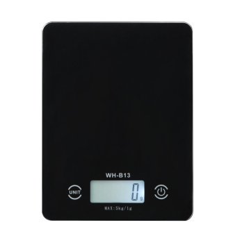 DJSHOP เครื่องชั่งน้ำหนักดิจิตอล Kitchen Scale 5kg/1g รุ่น WH-B13 (กระจกเงาดำ) DJSHOP เครื่องชั่งน้ำหนักดิจิตอล Kitchen Scale 5kg/1g รุ่น WH-B13 (กระจกเงาดำ)