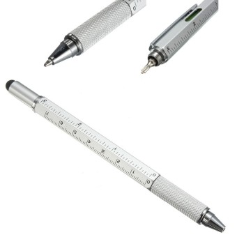 ปากกาช่างอเนกประสงค์ 6 in 1 Professional Stylus Pen (Sliver/สีเงิน) ปากกาช่างอเนกประสงค์ 6 in 1 Professional Stylus Pen (Sliver/สีเงิน)