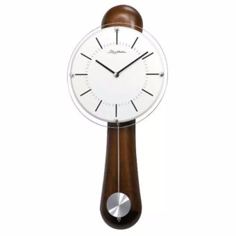 RHYTHM นาฬิกาแขวนไม้ รุ่น CMP525NR06 - Brown RHYTHM นาฬิกาแขวนไม้ รุ่น CMP525NR06 - Brown