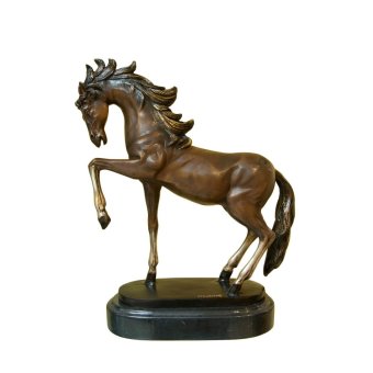 THAI BRONZE รูปปั้นทองเหลือง รูปม้า ยืน 3 ขา (BRONZE) THAI BRONZE รูปปั้นทองเหลือง รูปม้า ยืน 3 ขา (BRONZE)