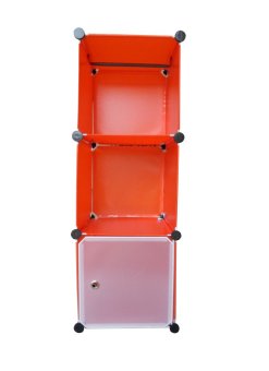 KS ชั้นเอนกประสงค์ 3 ช่อง DIY #DT-1113A (สีแดง) KS ชั้นเอนกประสงค์ 3 ช่อง DIY #DT-1113A (สีแดง)