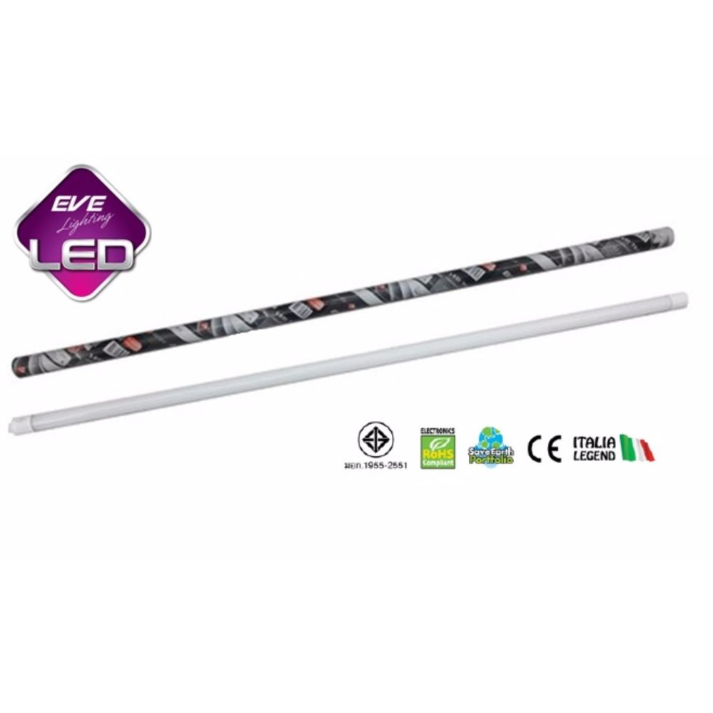 หลอดไฟ LED T8 ECO 22W Daylight G13 EVE (10 หลอด)
