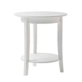 MA MAISON Rd. End Table โต๊ะข้างวางของ ขนาด 50 x 50 x 54.8 ซม.(ขาว) MA MAISON Rd. End Table โต๊ะข้างวางของ ขนาด 50 x 50 x 54.8 ซม.(ขาว)