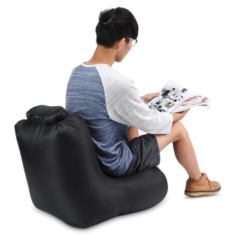 เสนอราคา Minicar Black CTSmart DL1620 Portable Water-resistant Max 150kg Loading Fast Inflatable Chair Sofa for Beach Party Rest - intl จัดโปรโมชั่น Minicar Black CTSmart DL1620 Portable Water-resistant Max 150kg Loading Fast Inflatable Chair Sofa for Beach Party Rest - intl