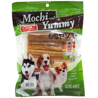 Mochi Yummy ขนมสำหรับสุนัข ขัดฟันนิ่ม รสรวม 450g.1ถุง Mochi Yummy ขนมสำหรับสุนัข ขัดฟันนิ่ม รสรวม 450g.1ถุง