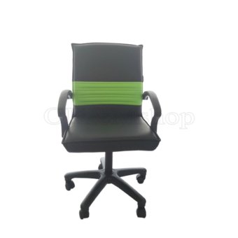 เปรียบเทียบราคา OK&Mshopเก้าอี้สำนักงาน ระบบโช๊คแก็ส รุ่น Office 004(เบาะหนังสีดำ/เขียว) สนใจซื้อ OK&Mshopเก้าอี้สำนักงาน ระบบโช๊คแก็ส รุ่น Office 004(เบาะหนังสีดำ/เขียว)