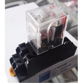 Omron Relay 220/240Vac MY2-GS ของแท้ รีเลย์ 8 ขา แถมฟรีฐานรองรับรีเลย์ Omron Relay 220/240Vac MY2-GS ของแท้ รีเลย์ 8 ขา แถมฟรีฐานรองรับรีเลย์