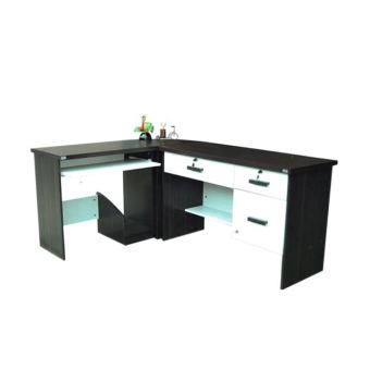 RF Furniture ชุดโต๊ะทำงานเข้ามุม หน้าท็อปผิวเมลามีน รุ่น นีโอ (สีดำ/ขาว ) RF Furniture ชุดโต๊ะทำงานเข้ามุม หน้าท็อปผิวเมลามีน รุ่น นีโอ (สีดำ/ขาว )