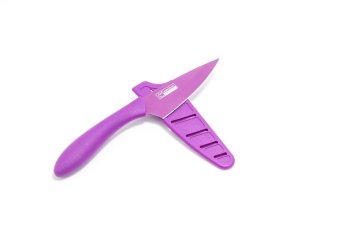 Rhino Brand Paring Knife With Cover No.4202 (purple) Rhino Brand Paring Knife With Cover No.4202 (purple)