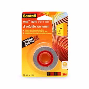 Scotch® VHB OUTDOOR TAPE 1M. 12 PACKS (100439025) สก๊อตซ์® 4941 เทปแรงยึดสูงสำหรับงานภายนอก 1 เมตร (ชุด 3 แพ็ค) Scotch® VHB OUTDOOR TAPE 1M. 12 PACKS (100439025) สก๊อตซ์® 4941 เทปแรงยึดสูงสำหรับงานภายนอก 1 เมตร (ชุด 3 แพ็ค)