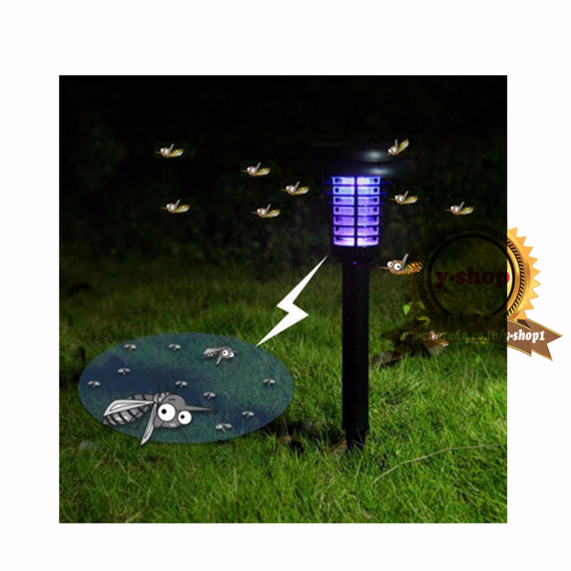 Solar mosquito trap garden light