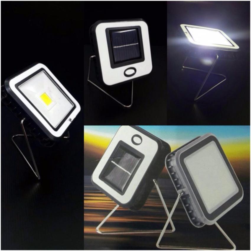 Solar Zoom Camping Light 2in1 ไฟตั้งพื้น ปรับหมุน ขึ้น/ลง ได้  ชาร์จบ้านได้ / พลังแสงอาทิตย์ได้   