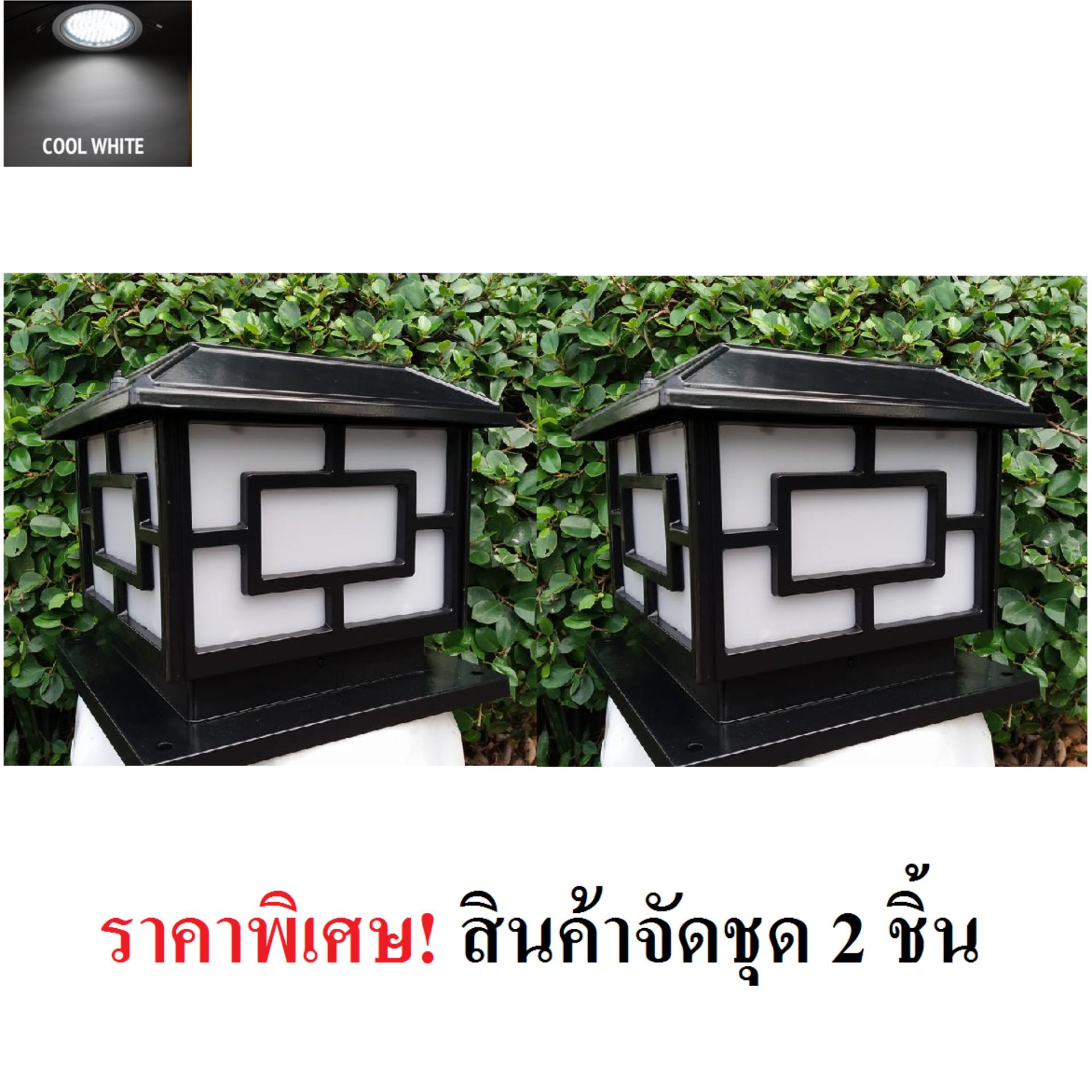 Solarsolute Solar Pillar Light โคมไฟหัวเสาโซลาเซลล์ 16 LED