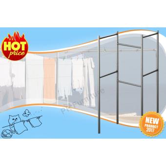 Towel stand ราวตากผ้า ราวผ้า ราวตากผ้า ราวตากผ้าสแตนเลส ขนาด 65x85 cm รุ่น GRUNDTAL