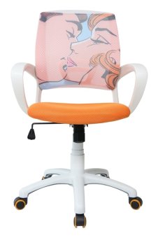 ขอเสนอ U-RO DECOR เก้าอี้สำนักงาน รุ่น KISSING - สีส้ม/ขาว ลดราคา U-RO DECOR เก้าอี้สำนักงาน รุ่น KISSING - สีส้ม/ขาว