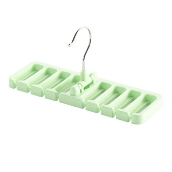 WOND Storage Rack Tie Belt Organizer Space Saver Tops Bra Bag Hanger Holder Rack Pink/Blue/Green - intl