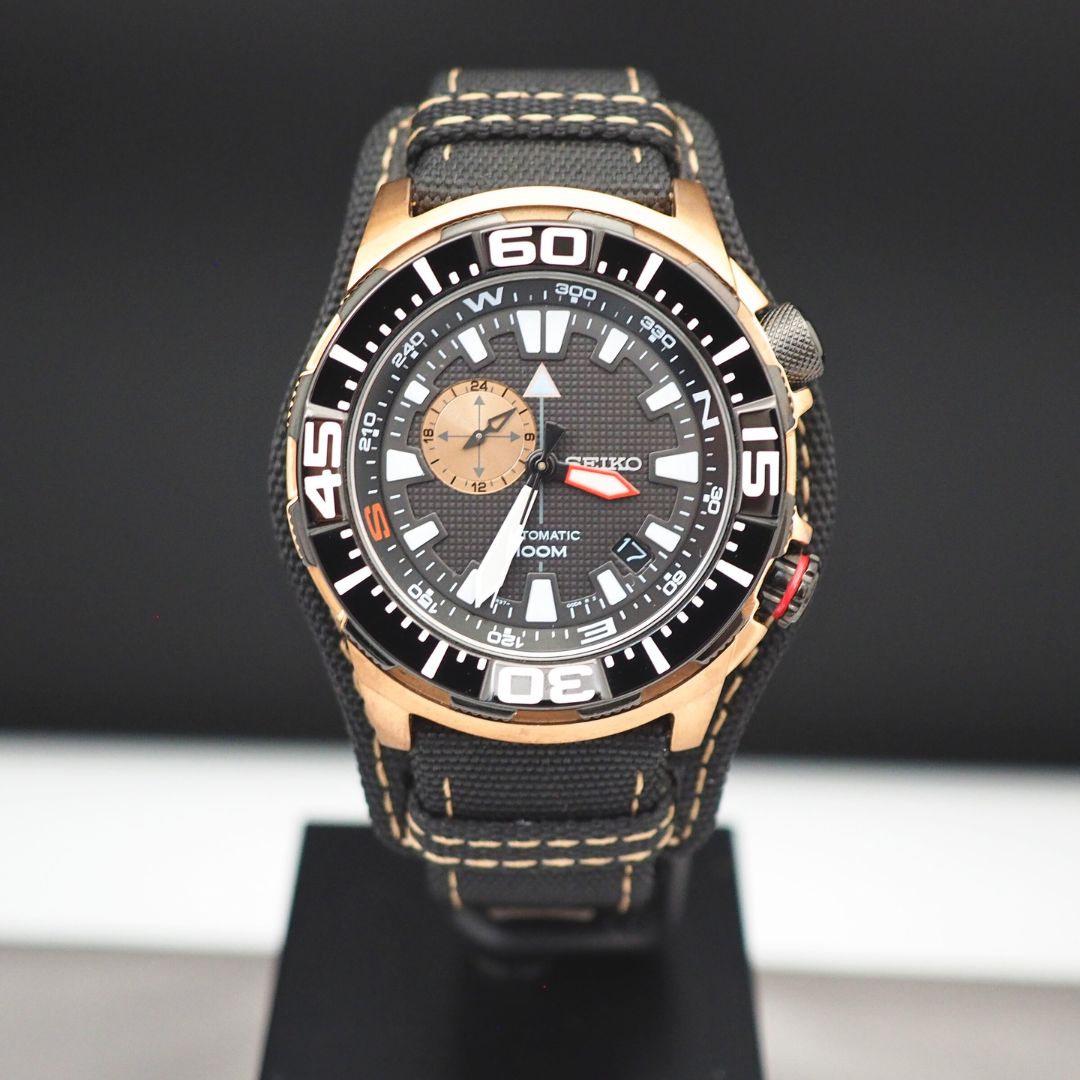 SEIKO "Superior" LIMITED EDITION รุ่น SSA060K1 นาฬิกาผู้ชาย Automatic สายผ้า ผลิตเพียง 2,500 เรือนเท่านั้น ราคา 17,700 บาท*ส่งฟรี