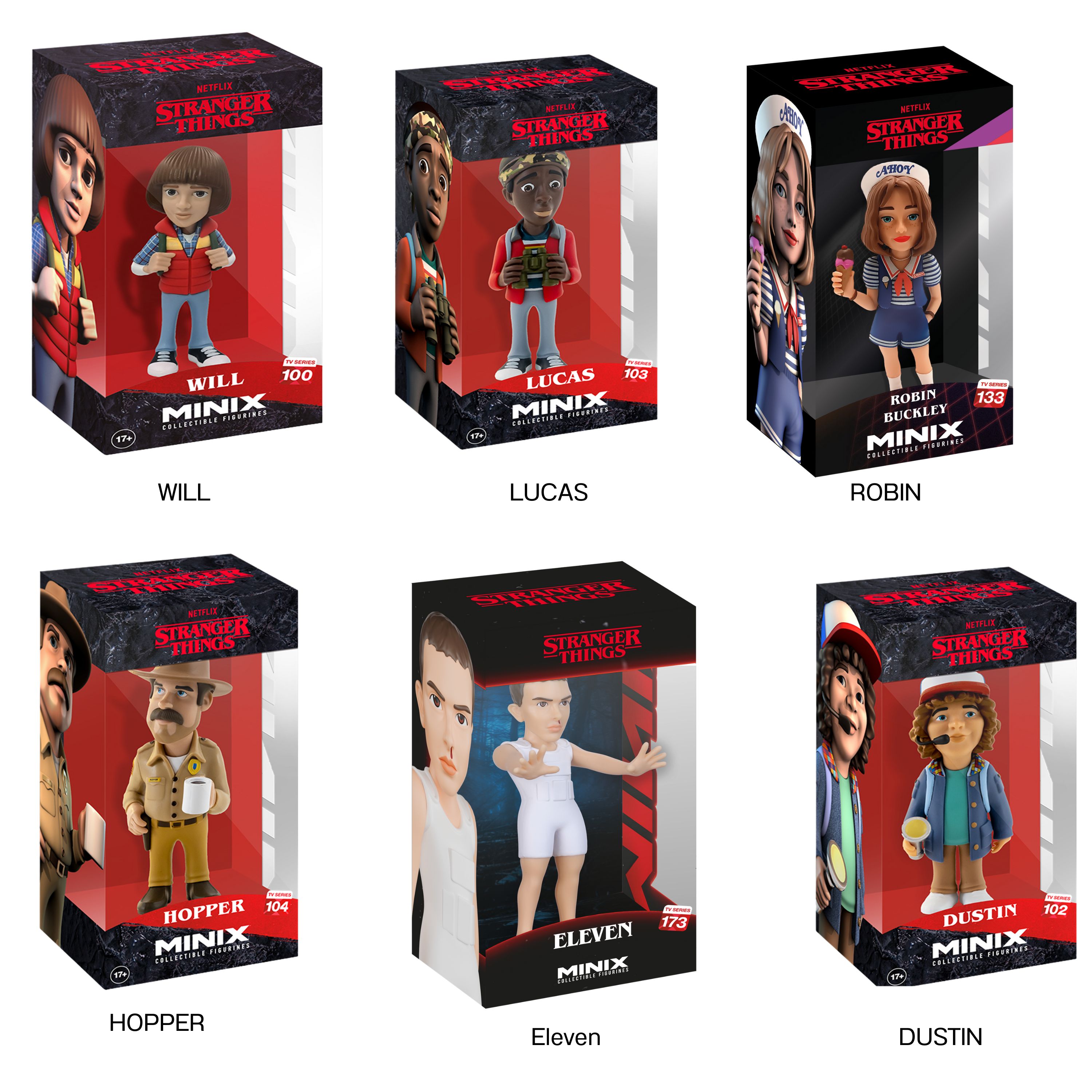 Minix Figurine 12cm Stranger Things Code: Stranger ราคา 556 บาท*ส่งฟรี