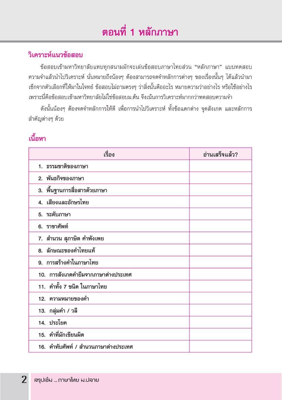 สรุปเข้ม ภาษาไทย ม.ปลาย ฉบับ Intensive อ่าน 5 วัน (สำหรับสอบ Tcas +  สอบบรรจุครูผู้ช่วย) - ศูนย์รวมหนังสือที่ใหญ่ที่สุดในประเทศไทย #Thaibookfair