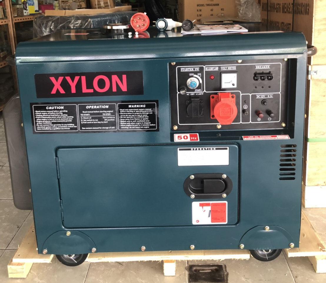 เครื่องปั่นไฟดีเซล 5000 วัตต์ 220V Diesel Generator ยี่ห้อ XYLON รุ่น DG5000KS ราคา 36,645 บาท*ส่งฟรี