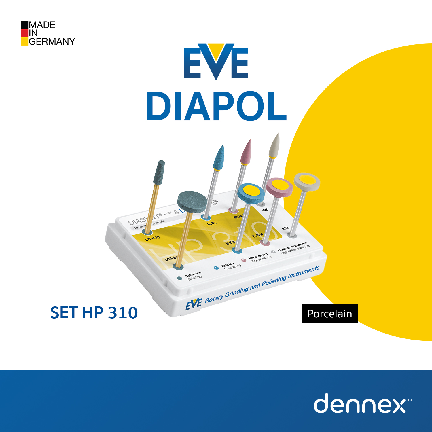 ชุดหัวขัด EVE " DIAPOL " Set HP 310 By dennex ราคา 3,919 บาท*ส่งฟรี