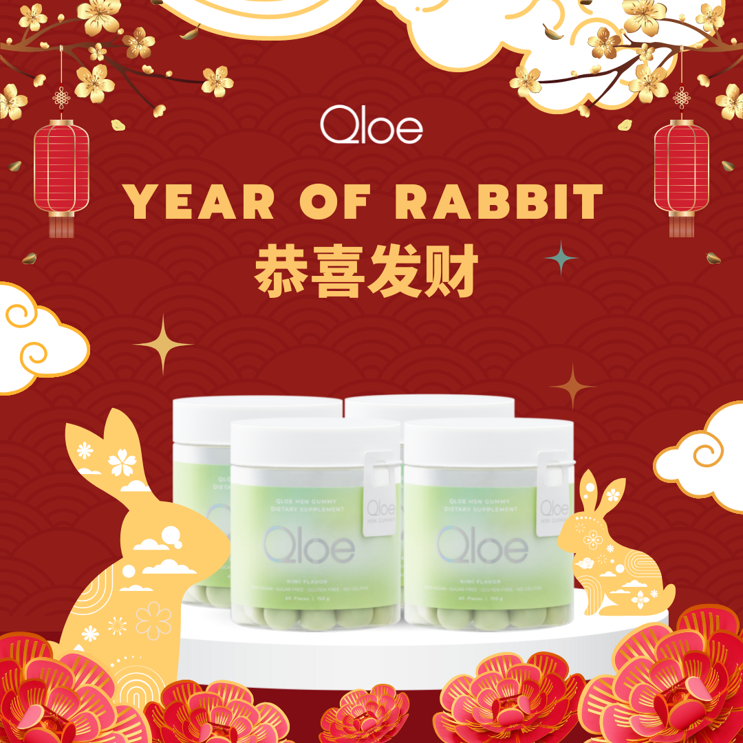 4X (ทานได้ 4 เดือน : สำหรับผลลัพธ์ที่ชัดเจนมากขึ้น) Qloe HSN Gummy กัมมี่บำรุงผมด้วย Biotin สูงถึง 6,000 มก. จำนวน 4 กระปุก