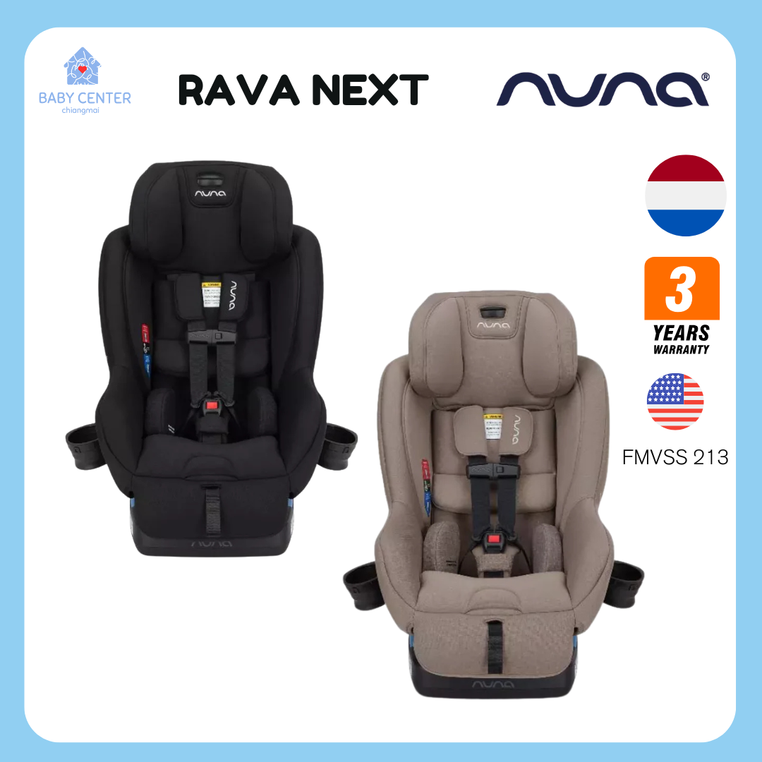 ✅ E-Tax ✅ Ready to Send (Genuine Product) 💯 ) Nuna Rava Next Car Seat for Newborns - 9 Years Old, Installed with Belt and Isofix, Thai Center Warranty. ราคา 38,900 บาท*ส่งฟรี
