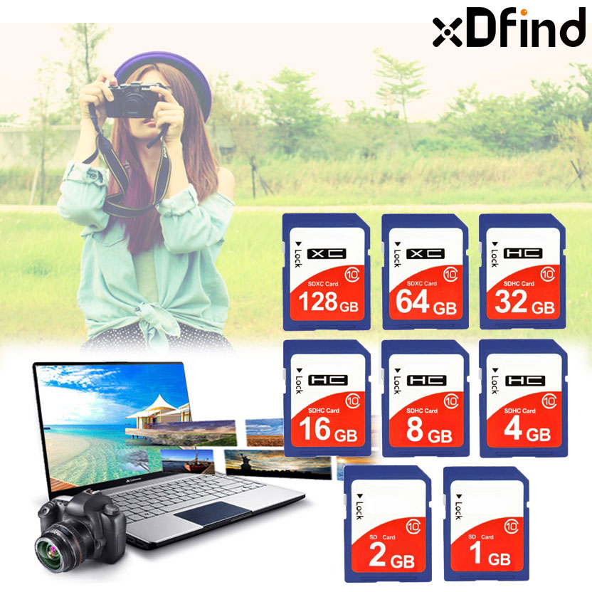 2GB / 4GB / 8GB / 16GB / 32GB / 64GB / 128GB High Speed Class 10 SDHC Camera Memory Card (100% Real Capacity) ราคา 154 บาท*ส่งฟรี