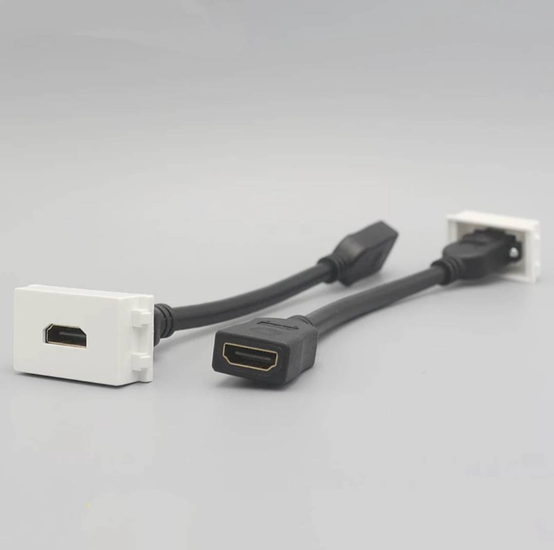 POP-UP ระบบภาพและเสียง สามารถจัดชุด  Socket ใส่เองได้แบบอิสระ เช่น POP-UP HDMI