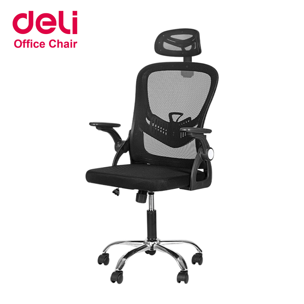 Deli เก้าอี้เพื่อสุขภาพ เก้าอี้ Ergonomic เก้าอี้สำนักงาน เบาะนิ่ม นั่งสบาย ที่รองรับเอวปรับได้ ลดการปวดเมื่อย รับประกันสินค้า 1 ปี Office Chair ราคา 1,999 บาท*ส่งฟรี