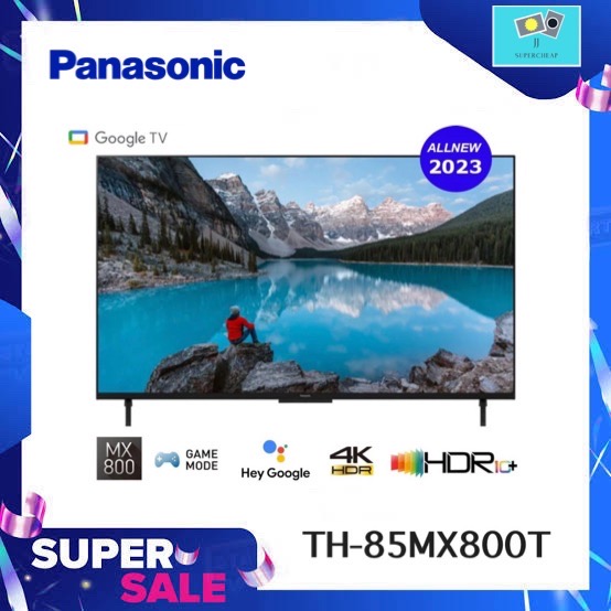 Panasonic TV 85 นิ้ว TH-85MX800T , LED, 4K HDR UHD SMART TV ราคา 48,990 บาท*ส่งฟรี