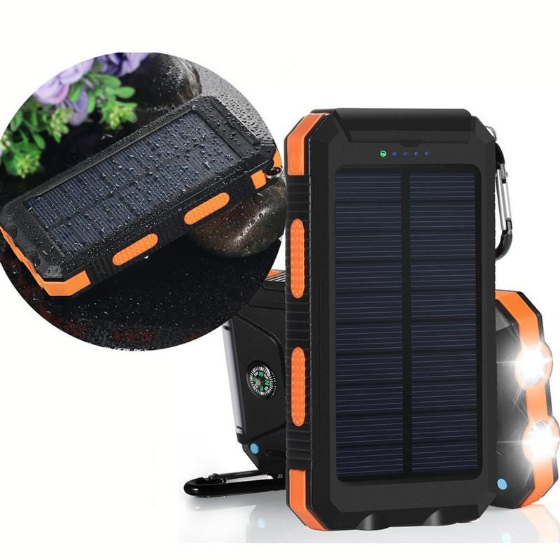 Solar Power Bank แบตเตอรรี่สำรองคุณภาพสูงแบตเตอรี่ภายนอกชาร์จพลังงานแสงอาทิตย์กันน้ำพลังงานแสงอาทิตย์ที่มีคู่นำไฟฉายและเข็มทิศเต็ม20000มิลลิแอมป์ Solar Power Bank แบตเตอรรี่สำรองคุณภาพสูงแบตเตอรี่ภายนอกชาร์จพลังงานแสงอาทิตย์กันน้ำพลังงานแสงอาทิตย์ที่มีคู่นำไฟฉายและเข็มทิศเต็ม20000มิลลิแอมป์