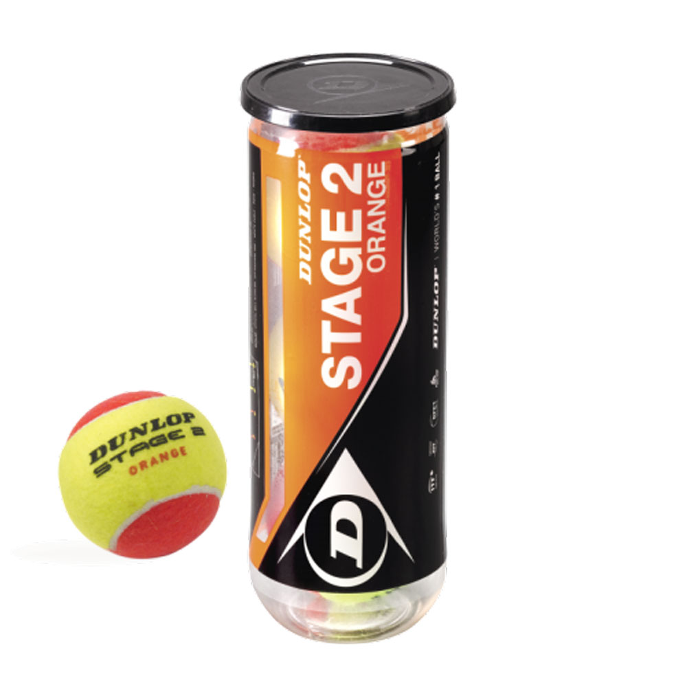 เกี่ยวกับสินค้า DUNLOP TENNIS BALL STAGE 2 ORANGE ลูกเทนนิส สำหรับฝึกซ้อม ดันลอป สเตจ 2 สีส้ม ลูกเทนนิสสำหรับเด็ก 7-10 ปี