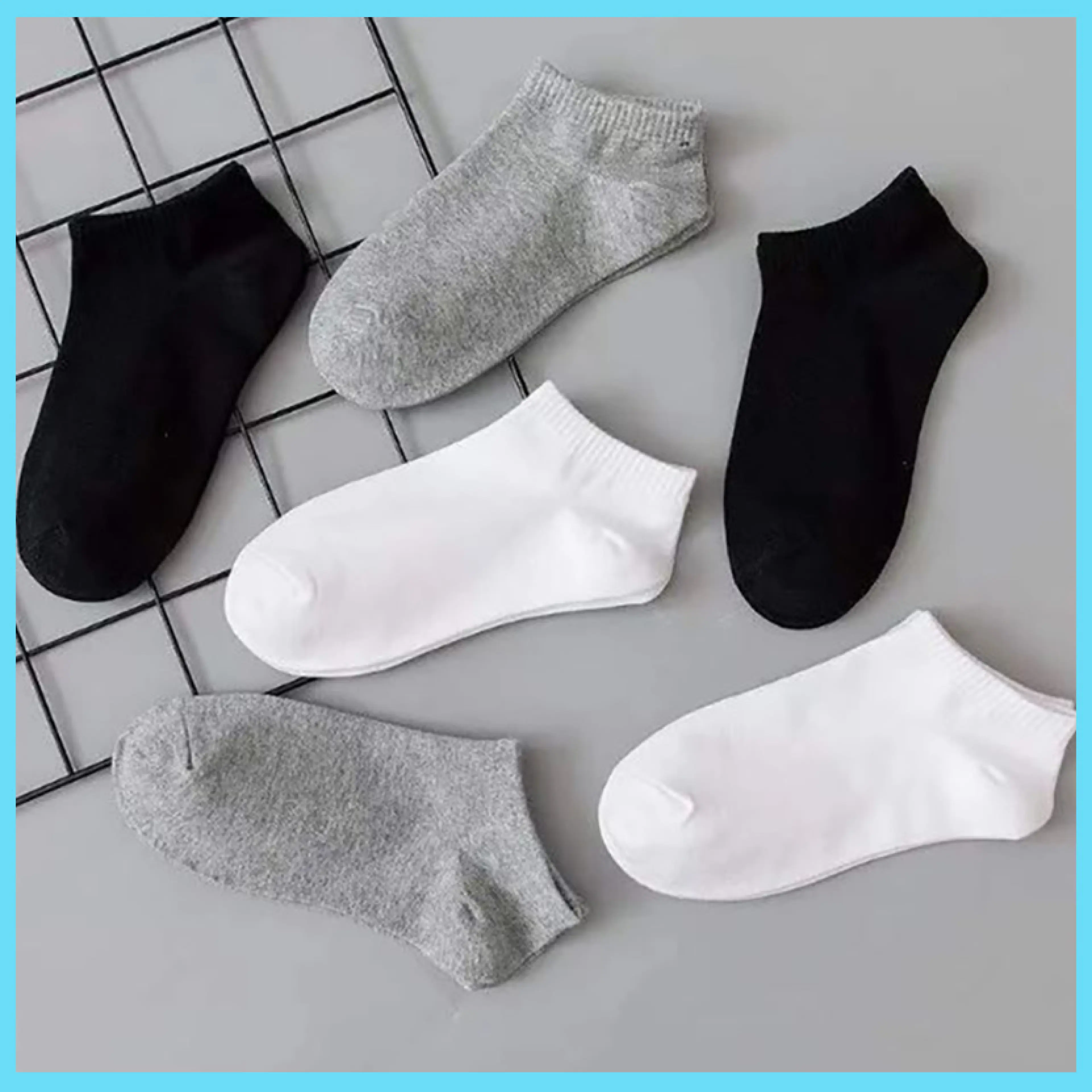 Short Socks Plain Colored Socks, Polite Colors, Soft Fabric, Comfortable to Wear, Short Ankles, Suitable for Both Women and Men. Affordable Price 1 Pair/10 Pairs Ready for Delivery