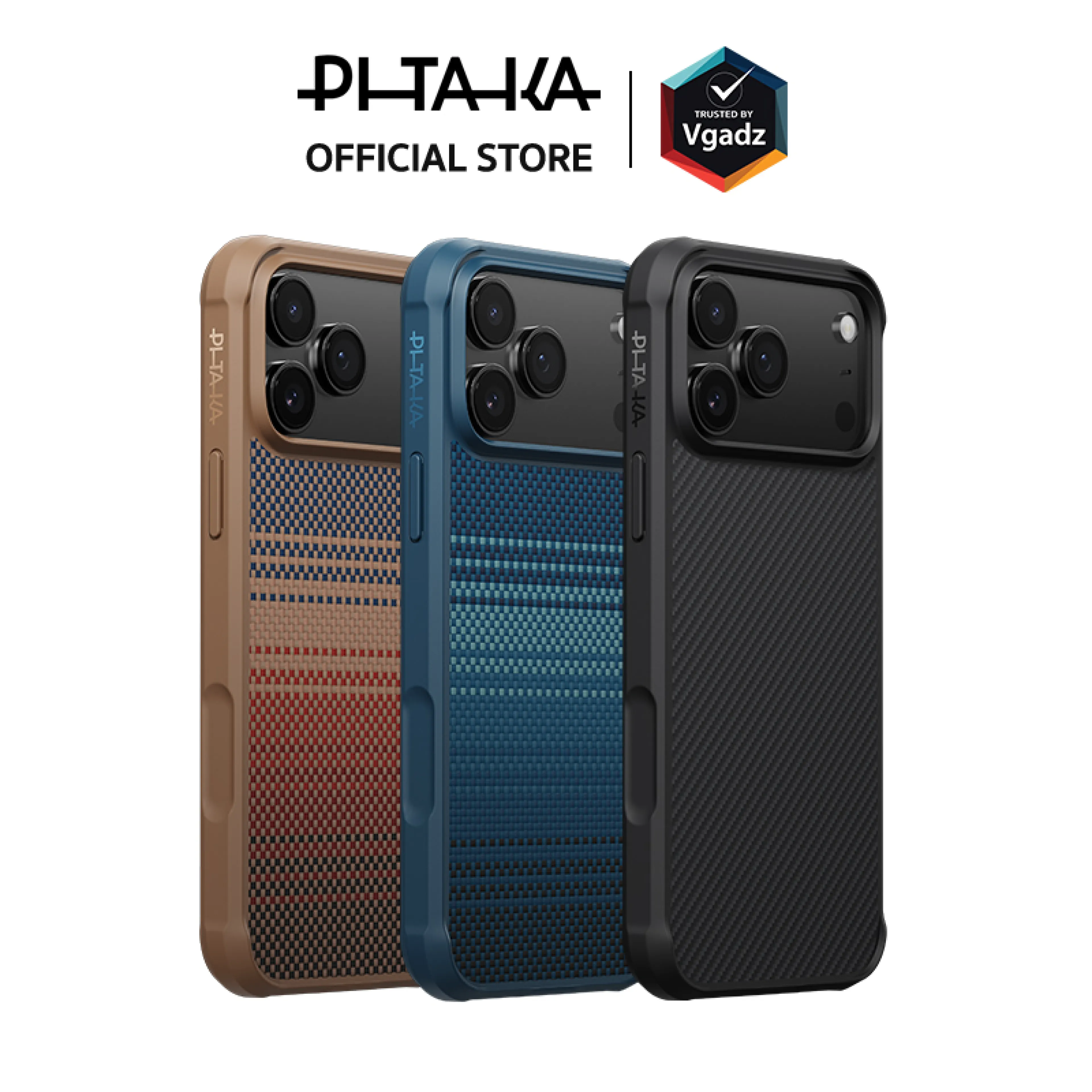 Pitaka Case for iPhone 17 /17 Pro / 17 Pro Max Model Aramid Proguard Case