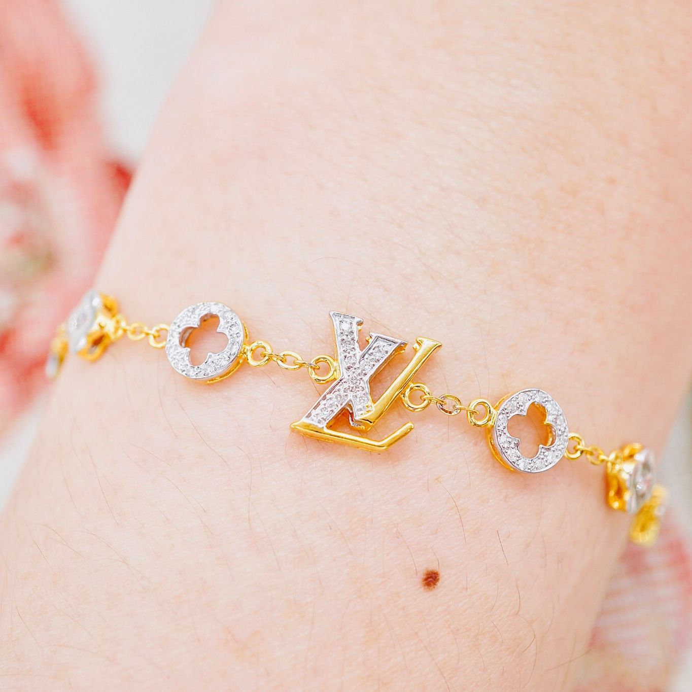 [Pcpy Jewelry] Genuine Diamond Bracelet with Certificate 💎 9K Genuine Gold (37.5% Gold) 100% Genuine Diamonds, Belgian Cut [9Kpb345] ราคา 24,990 บาท*ส่งฟรี