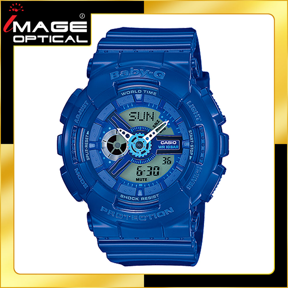 นาฬิกาข้อมือผู้หญิง ยี่ห้อ BABY-G Digi-Analog รุ่น ba-110BC-2ADR ราคา 2,750 บาท*ส่งฟรี
