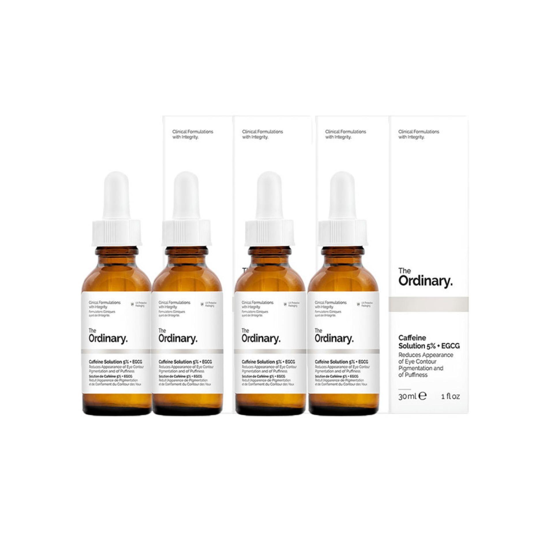 The Ordinary Caffeine Solution 5% EGCG กระชับผิวบริเวณรอบดวงตา ลดความดำคล้ำให้ดูสดใสขึ้น 30ml 4 กล่อง : image The Ordinary Caffeine Solution 5% EGCG กระชับผิวบริเวณรอบดวงตา ลดความดำคล้ำให้ดูสดใสขึ้น 30ml 4 กล่อง
