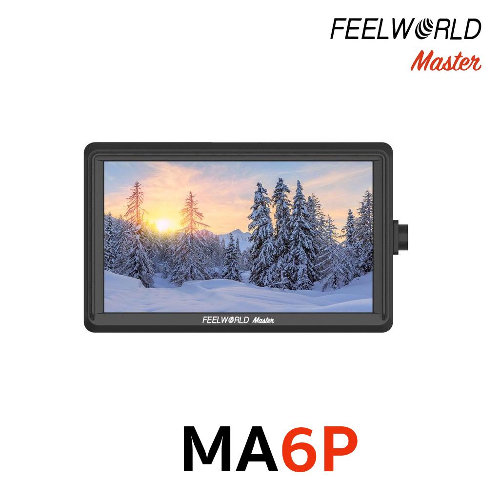Feelworld Master MA6P DSLR Monitor with 4K HDMI 8.4V DC in/Out, 5.5 Inch Camera Field Monitor Full HD