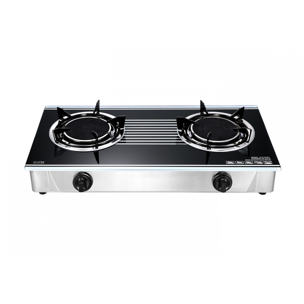 Meymey เตาแก๊สตั้งโต๊ะหน้ากระจก 2 หัวเตาอินฟาเรด รุ่น CLG-052021 ราคา 1,774 บาท*ส่งฟรี