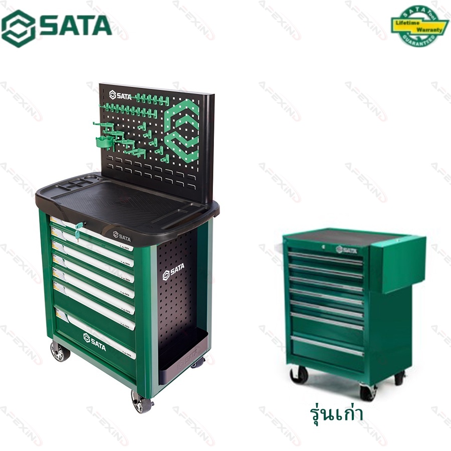 Sata Tool Cart 6 Drawers, 7 Drawers with Wheels (Mutual-Lock 6-Drawer)/(7-Drawer) Tool Cart Tool Cart (Lockable) ราคา 31,500 บาท*ส่งฟรี