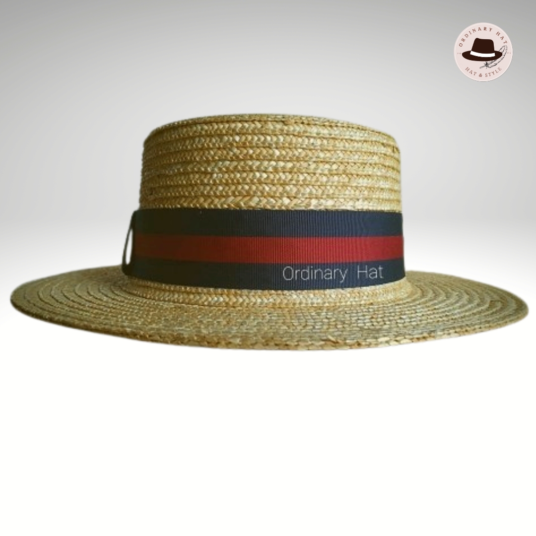 Boater hat (หมวกสานสไตล์วินเทจ) ราคา  336 บาท*ส่งฟรี