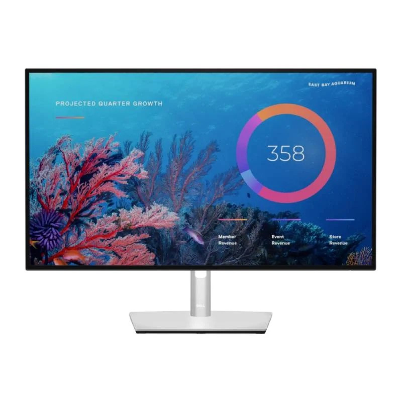 เครื่องพิมพ์ สแกนเนอร์ และอุปกรณ์หมึกพิมพ์ Dell UltraSharp Monitor U2722DE, 27.0" (จอคอมพิวเตอร์) ความละเอียด QHD 2560x1440, HW LBL, USB 3.2 Gen 2