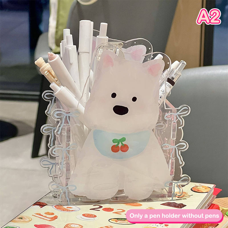🔥🔥🔥CANAMEK การ์ตูนน่ารัก Hello Kitty ที่ใส่ปากกานักเรียนน่ารักที่เก็บดินสอเครื่องเขียนแปรงแต่งหน้ากล่องเก็บเดสก์ท็อป